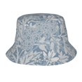 thumbnail image 1 of ZICANCN Vintage Botanical Flower Floral Leaf Bucket Hat, Unisex Print Double-Side-Wear Bucket Hat for Golf Fishing Beach Outdoor, 1 of 5