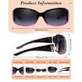 thumbnail image 4 of Lentes de Sol Polarizados LVIOE con Adorno de Mariposa para Mujer, 4 of 6