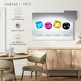 thumbnail image 5 of Elephant Stock Floating Dice Wall Art - Horizontal Canvas Wall Art - Living Room Wall Decor - Hobbies And Lifestyle Canvas - Gray And Black Decor - 12" x 8", 5 of 8