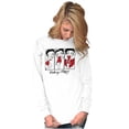 thumbnail image 3 of Betty Boop Feeling Sassy Cartoon Women's Long Sleeve T Shirt Brisco Brands S, 3 of 5