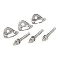 3Pair Rock Climbing Bolt Hanger Stainless Steel Climbing Anchor for