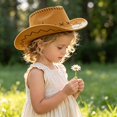 thumbnail image 2 of mgoYE Cowboy Hats for Kids Boys Girls Western Cowgirl Hat Party Hats Toddler Cowboy Hats(Yellow,2-6 Years), 2 of 4