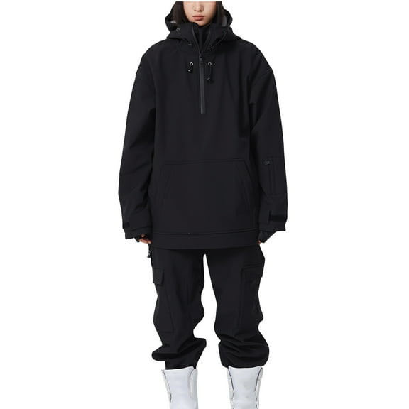 Women One Pieces Ski Suits Winter Windproof Waterproof Warm Skiwear Clothes Set for Snow Sports , Size XS-XL