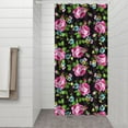 thumbnail image 3 of Waterproof Pioneer Shower Curtain 36x72 Inch Polyester Unique Colorful Floral Shower Curtain for Bathroom Hotel Home Decor with 7 Plastic Hooks, 3 of 5