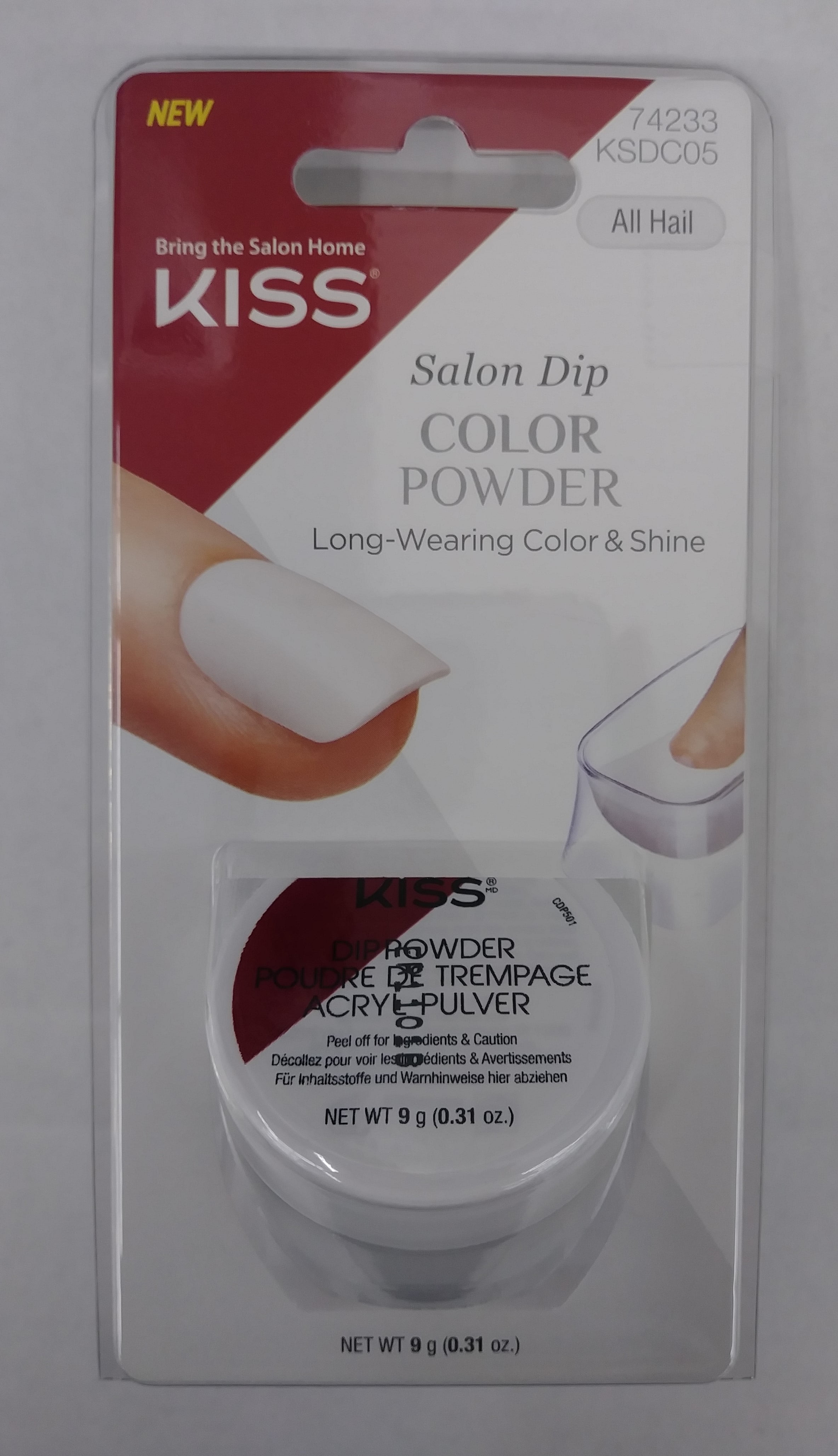 KISS Long Wearing Salon Dip Color Powder - All Hail