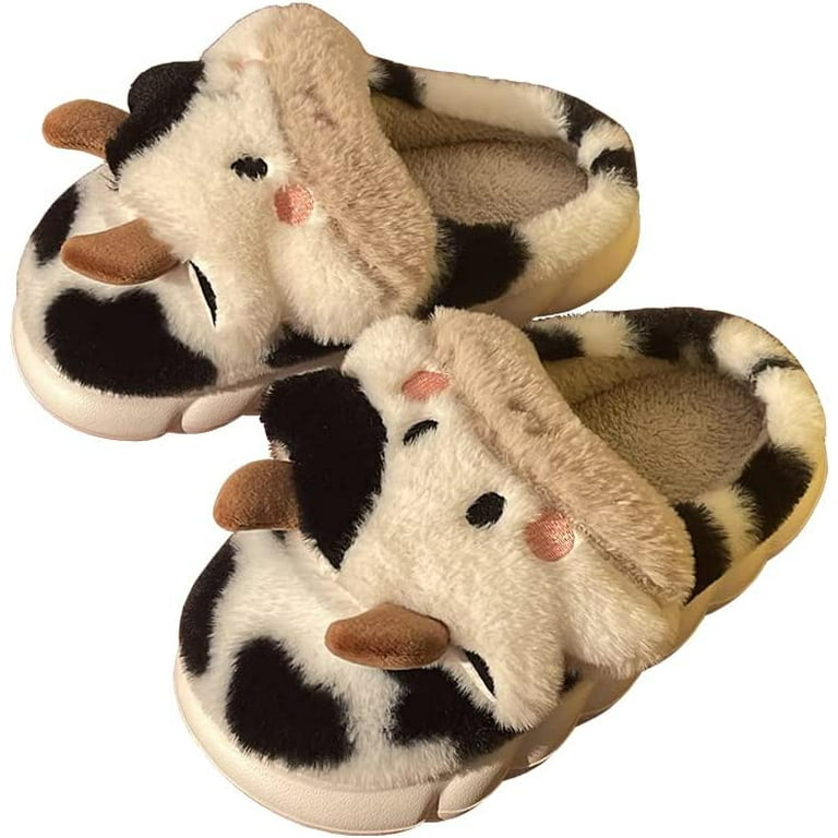 PIKADINGNIS Cow Slippers Kawaii Frog Slippers Bunny Slippers