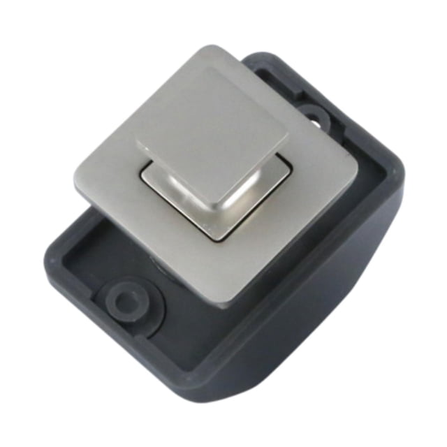 jifeng Push Button Latch Lock Accessories Campers Car Push Button Lock for RV Boat Cabi gray