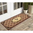 thumbnail image 7 of A1HC First Impression Gayle Ogee Extra Thick, Double Doormat, Large Size Monogrammed Doormat - 24" x 57", 7 of 7