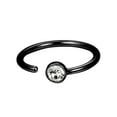 thumbnail image 2 of QIQUWOHUL Nose Ring For Single Piercing 20 Gauge Gold Spiral Nose Rings Hoops For Body Piercing Stainless Steel Water Drill Nose Ring For Women Girls, 2 of 3