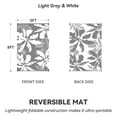 thumbnail image 5 of VUNATE Outdoor Rug Carpet 8'x10' Waterproof Reversible Patio Rug Portable Indoor Outdoor Rug Plastic Straw Rug for Beach RV Camping Garden Picnic Deck Backyard Tropical Porch Decor Gray, 5 of 8