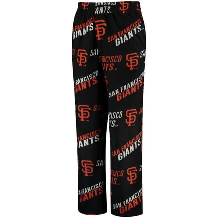 - San Francisco Giants Concepts Sport Wild Card Fleece Lounge Pants - Black