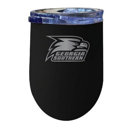 

R & R Imports Georgia Southern Eagles 12 oz Insulated Wine Stainless Steel Tumbler Black