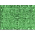 thumbnail image 1 of Ahgly Company Indoor Rectangle Oriental Emerald Green Traditional Area Rugs, 2' x 3', 1 of 4