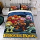 thumbnail image 4 of Fraggle Rock Conjunto de sábanas temático, trío de piezas, cómodo y amigable con la piel, diseño único, regalo de decoración para el hogar para familiares, amigos y fans,140cm *210cm, 4 of 6