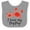 Heather and White, variant on Inktastic I Love My Poppop Grandchild Boys or Girls Baby Bib