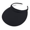thumbnail image 2 of LRen Women Tea Party Hat Women's Summer Wide Brim Straw Sun Hat for Outdoor Beach Travel and Ponytail Friendly Sun Black, 2 of 4