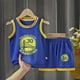 thumbnail image 3 of Conjunto de chaleco sin mangas para niño, ropa de verano, chándal informal fino, ropa para niño, traje deportivo, camiseta + Pantalones cortos, ropa para niño, 3 of 5