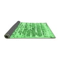 thumbnail image 2 of Ahgly Company Indoor Round Oriental Emerald Green Industrial Area Rugs, 4' Round, 2 of 4
