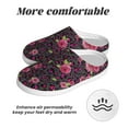 thumbnail image 6 of Lsque Rose Mix Leopard 2 Pattern Womens Comfort Cotton on Scuff With Memory Foam and Anti-skid Sole Slipper-39/40, 6 of 7