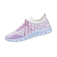 thumbnail image 2 of YOUYEDIAN Orthopedic Dress Shoes for Women Arch Support Non Slip Slip on Nurse Shoes Wide Width Mesh Stretch House Shoes Comfort 2026 New Orthopedic Shoes (Purple), 2 of 6