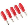 thumbnail image 7 of 5PCS 4MM Copper Speaker Banana Plug Adapter Solder Black/Red - red, as described, 7 of 7