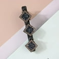 thumbnail image 4 of Sparkling Crystal Stone Braided Hair Clips,Lucky Crystal Stone Double Layer Hair Bands Clips,Rhinestones Triple Braided Hair Clips for Girls Women, 4 of 4
