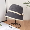 thumbnail image 1 of Sombrero de cubo Macarena para mujer Pescador Plegable Gris, 1 of 7