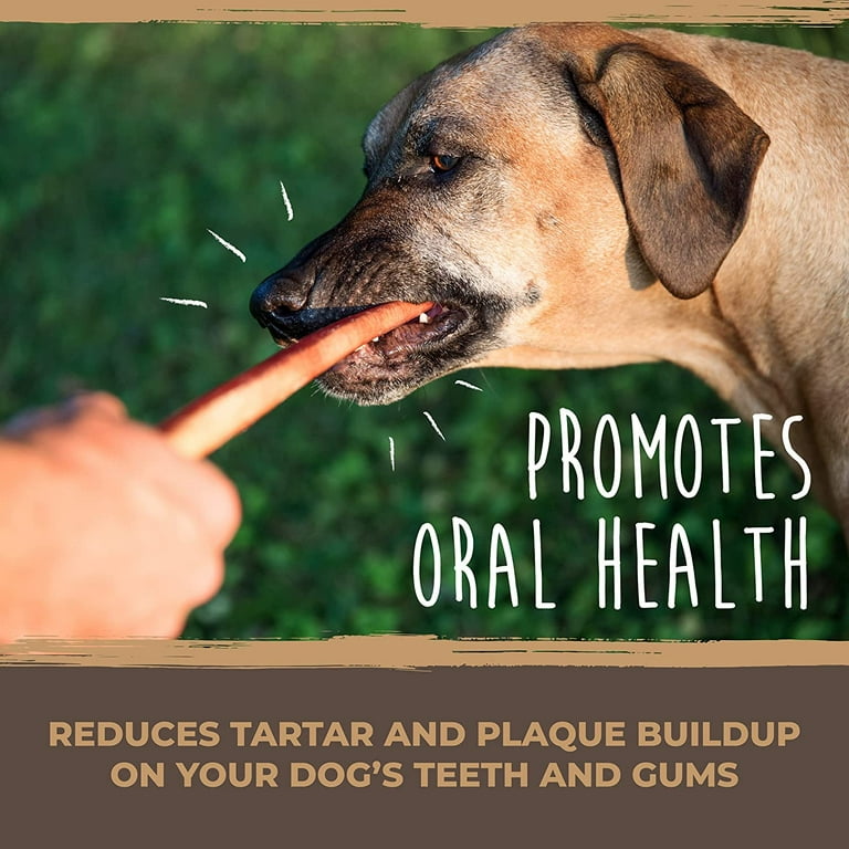 Mighty Paw Naturals Bully Sticks | All-Natural Protein-Rich Dog Chews From  Grass-Fed Beef. Single-Ingredient Odor Free Pet Treat For Dental Health.