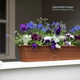 thumbnail image 3 of Bloem Dura Cotta 24" Terracotta Window Box Planter with Removable Tray, 3 of 7