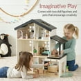 thumbnail image 5 of Best Choice Products Pretend Play Wooden Doll House w/ 40 Interactive Accessories, 3-Story Modern Toy Dollhouse Playset, 5 of 9