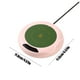 thumbnail image 3 of Fiudx Calentador de Tazas con Control de Temperatura Usb, Tres Niveles de Calentamiento Ajustables, Diseño Compacto, Portátil para Uso En Oficina y Hogar, Confiable, Blanco, Rosa, Verde, 11,6 X 11,6, 3 of 6