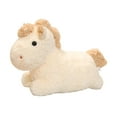 thumbnail image 2 of Adorable caballo de peluche, cojín decorativo para hogar, juguete de peluche de año Nuevo chino 2026, regalo para niños, niñas y adolescentes. Beige, 2 of 10