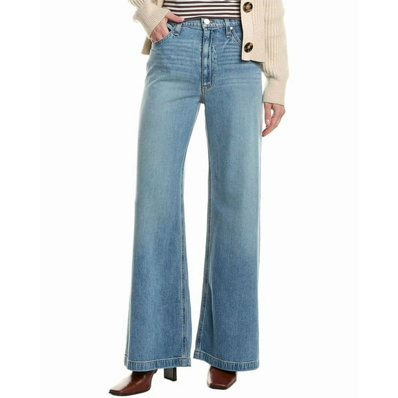 HUDSON Jeans womens  Jodie Loose Fit Aspen Wide Leg Jean, 27, Blue