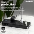 thumbnail image 4 of Protector contra sobretensiones Philips SPP3703B/37 7 salidas 1500J 15 W, 4 of 7