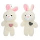 thumbnail image 1 of WORGEOUS 2 llaveros de muñeco de peluche con diseño de conejito rubor, animal de peluche suave para niños, bolsa colgante, mochila, decoración para el hogar, escuela, viajes y regalos de fiesta, 1 of 9