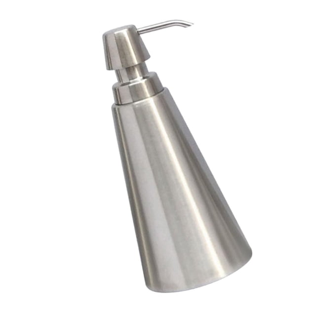Dispensador de jabón Zulema Botella de dispensador de jabón Plata 450ml