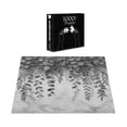 thumbnail image 3 of Ambesonne Black and White Jigsaw Puzzle, Grey Eucalyptus, Heirloom-Quality Fun Activity for Family Durable Cardboard, 1000 pcs, Dimgray Coconut, 3 of 5