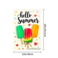 thumbnail image 4 of Hello Summer Popsicles Garden Flag For Home Outdoor Garden Yard Decor 12x18 Inch, 4 of 5