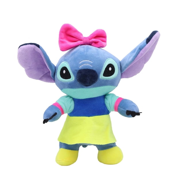 Stitch, ¡Promoción de vacaciones! Stitch peluche nuevo axolotl muñeca de peluche dibujos animados juego de muñecas de animales alrededor de juguetes infantiles Sleeping brothers, 8 pulgadas de azul
