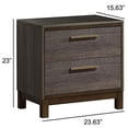 thumbnail image 5 of Benzara BM123878 Manvel Contemporary Style Night Stand, Antique Gray, 5 of 5
