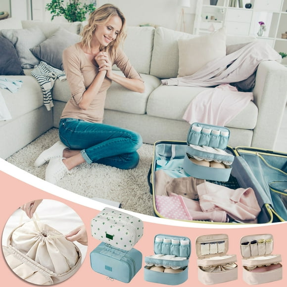 onlyliua Liquidación Bolsas Organizadoras Portátiles para Ropa Interior, Calcetines, Almacenamiento, Viajes, Negociaciones, Dormitorios y Estudiantes.