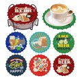 thumbnail image 1 of Kits Posavasos Con Pintura Diamantes 6 Piezas Acrílico Soporte Almohadillas Corcho cerveza Hugtrwg, 1 of 9