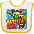 thumbnail image 3 of Inktastic Little Brother Comic Book Boys Baby Bib, 3 of 4
