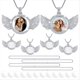thumbnail image 1 of Juego de Colgantes de Bandejas de Diamantes de Imitación de Sublimación de 24 Piezas, 6 Bandejas de Bisel en , 6 Piezas de con 12 Discos, Estilo Redondo, 1 of 5