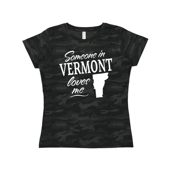 Inktastic Someone in Vermont Loves Me Women's T-Shirt