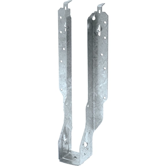 Simpson Strong-Tie IUS2.56/9.5 IUS Galvanized Face-Mount Joist Hanger for 2-1/2 in. x 9-1/2 in. Engineered Wood