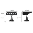 thumbnail image 4 of Yeacher 4 LEDs Solar Powered Energy Light Outdoor Lamp Wall Street Fence Lights Sensitive Light, 4 of 8