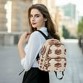 thumbnail image 6 of FORMRS Mini Backpack Purse for Women Travel Daypack Casual Shoulder Bag, Pink Cakes, 6 of 7