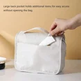 thumbnail image 6 of High Quality Travel Makeup Bag Waterproof Toiletries Organizer  Women Neceser Bathroom Hook Wash Pouch Hook Makeup Storage Bag (black), 6 of 7