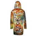 thumbnail image 2 of Hello Fall Sphynx Football Welcome Autumn with Leaves Pumpkins All Over Print 3D Hooded Duffle Toggle Coat Cat Lover Kitten Owner Gifts Idea - 00012, 2 of 6